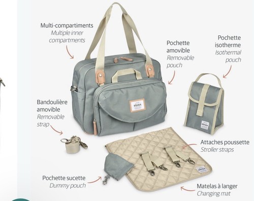 Beaba geneve diaper bag - geneve, 2
